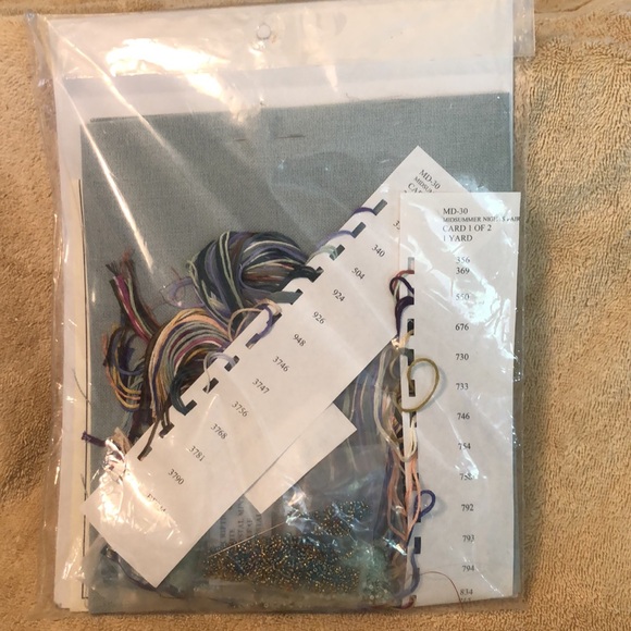 NIP Mirabilia Cross Stitch Kit - A MIDSUMMER NIGHT'S FAIRY by Nora Corbett - Picture 5 of 5